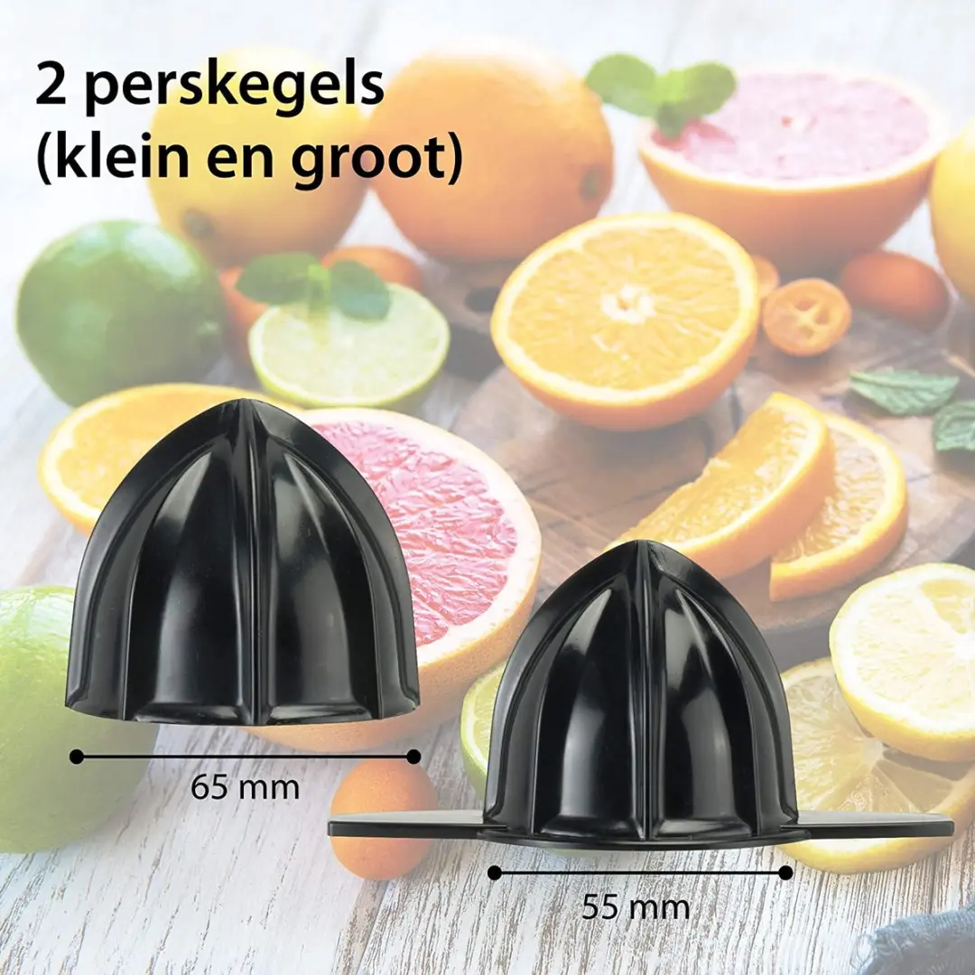 ADE KA 1803 Elektrische Citruspers 1L - Zilver/Zwart - afbeelding 2 van 6