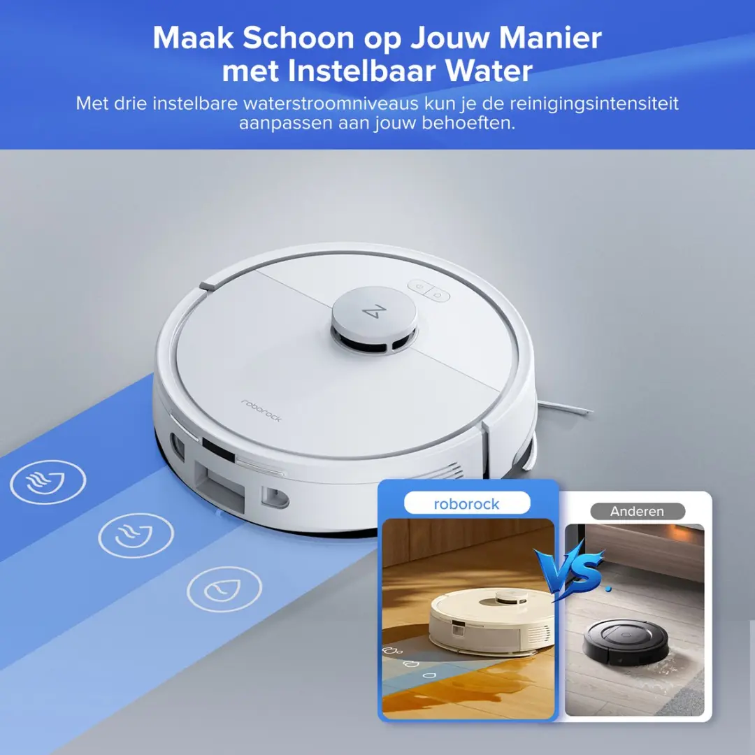 Roborock Q7 L5+ Robotstofzuiger Set - 8000 Pa - Wit - afbeelding 6 van 6