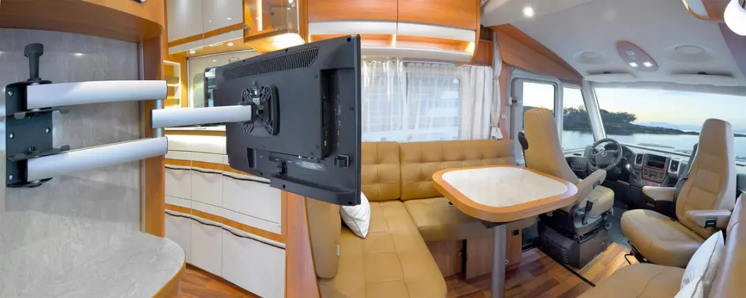 Novus SKY 10 Caravan Muurbeugel 250mm - Zilver/Zwart
