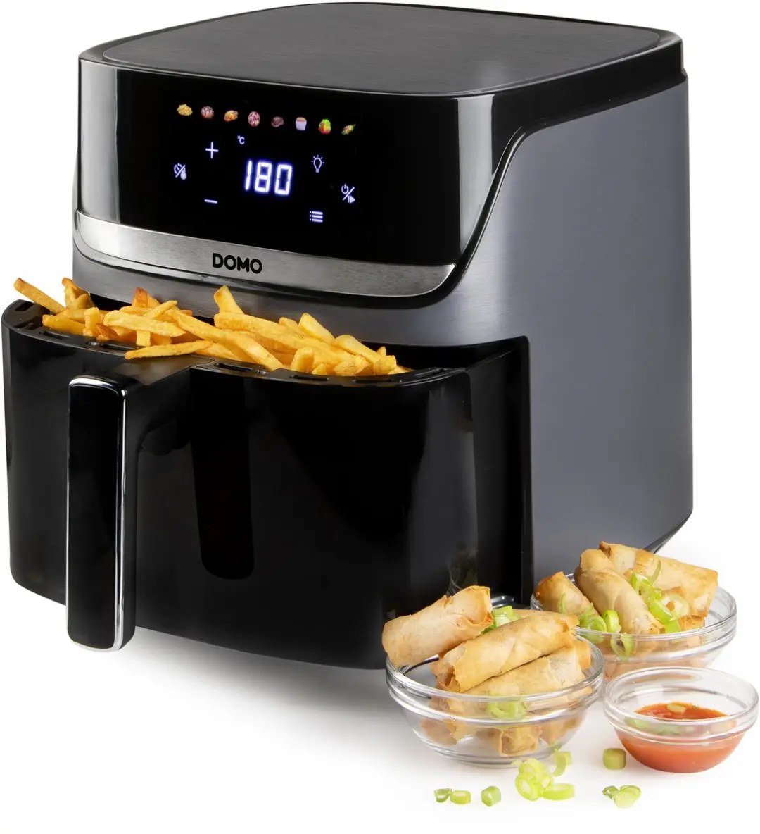 Domo DO551FR Heteluchtfriteuse DuoGrill 8L