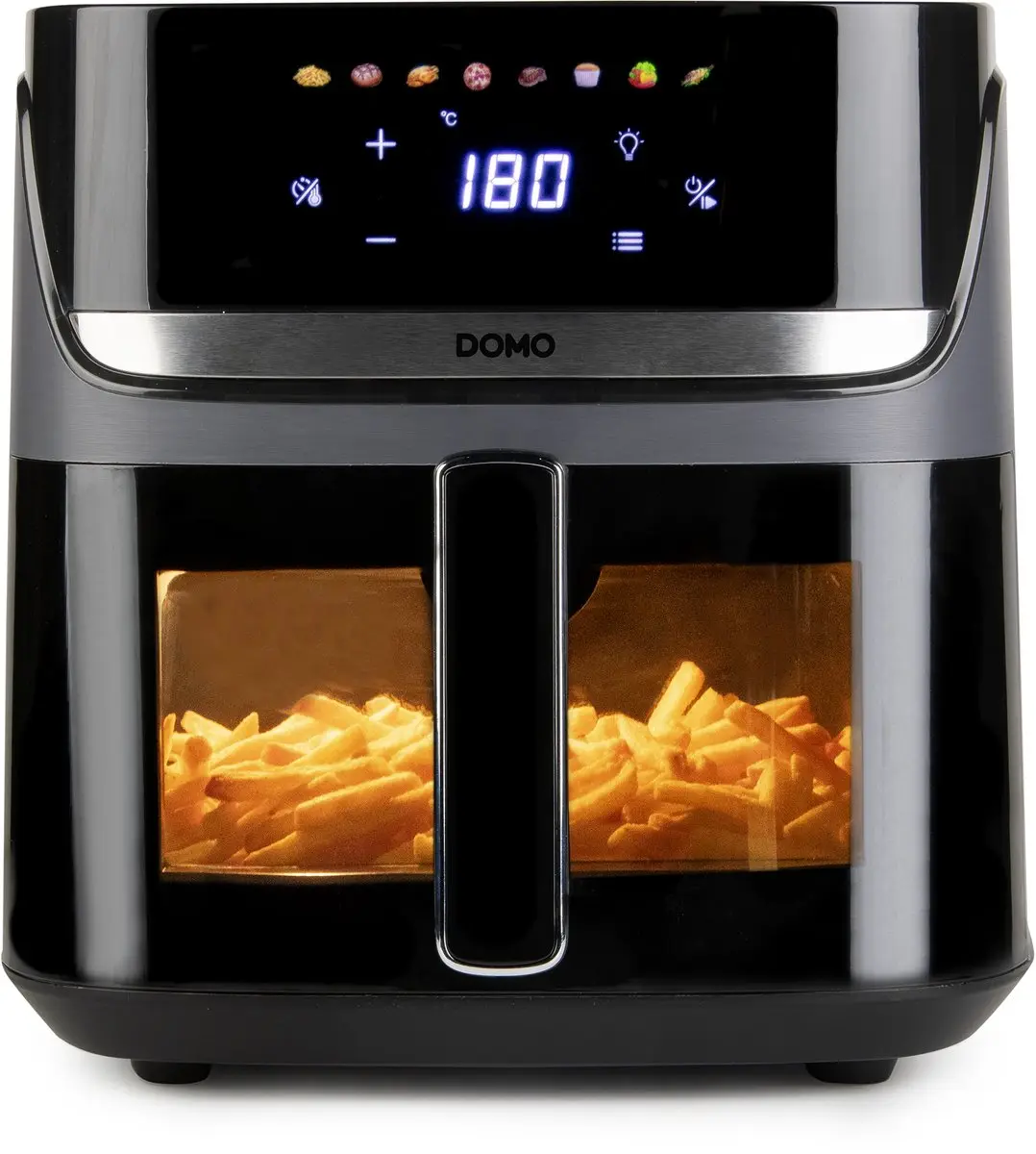 Domo DO551FR Heteluchtfriteuse DuoGrill 8L - 2800W - Zwart