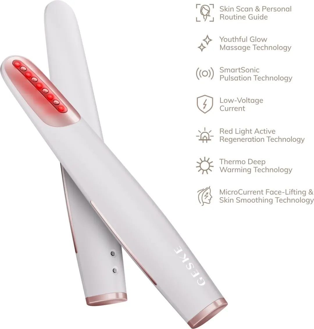 GESKE Skin Firming Wand GK000067SL01 - 7-in-1 Microcurrent Gezichtsversteviger - Rode LED - Starlight