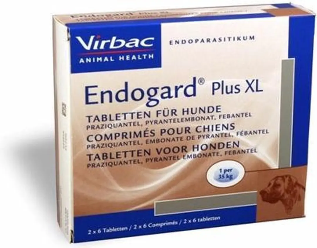 Virbac Endogard Plus XL Tabletten - 12 Stuks