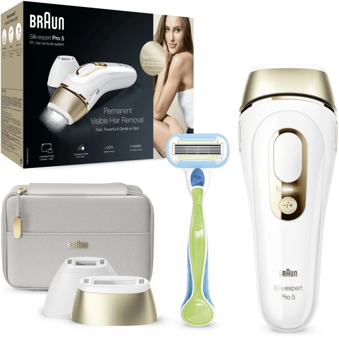Braun Silk-expert Pro 5 PL5154 IPL - 125 Flitsen - Goud/Wit