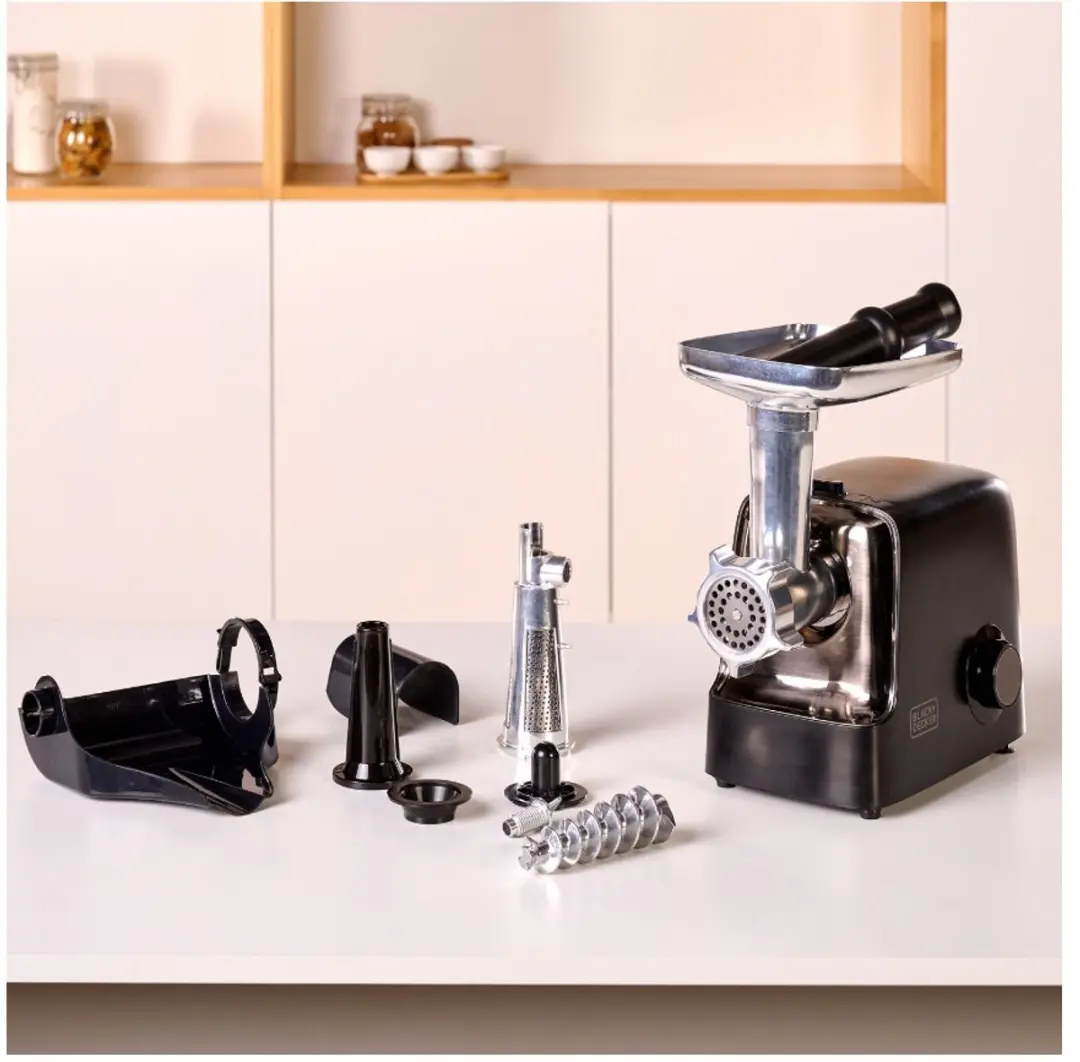 BLACK+DECKER BXMMA2200E Vleesmolen 2200W - Zwart