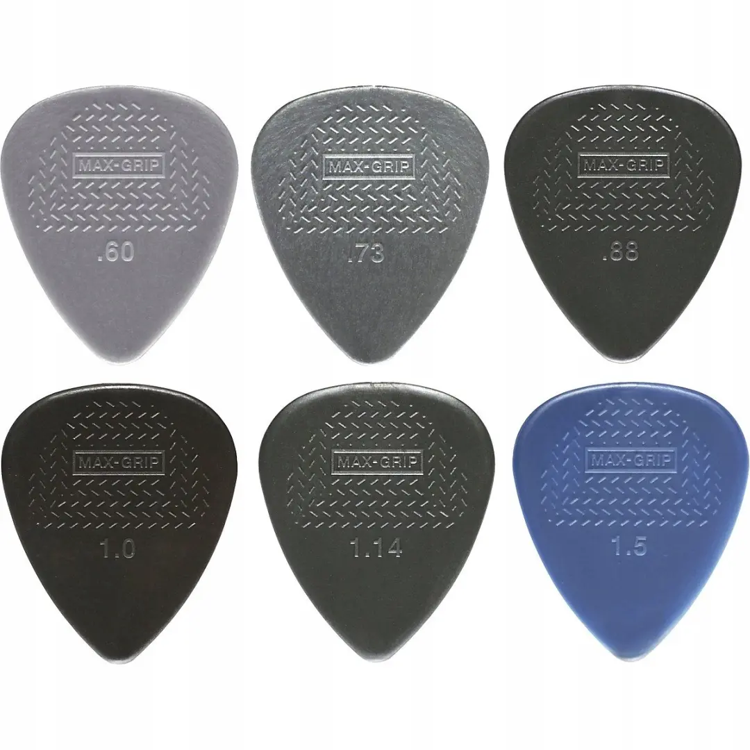 Dunlop Max-Grip Nylon Gitaarplectrum 1,14mm - Zwart