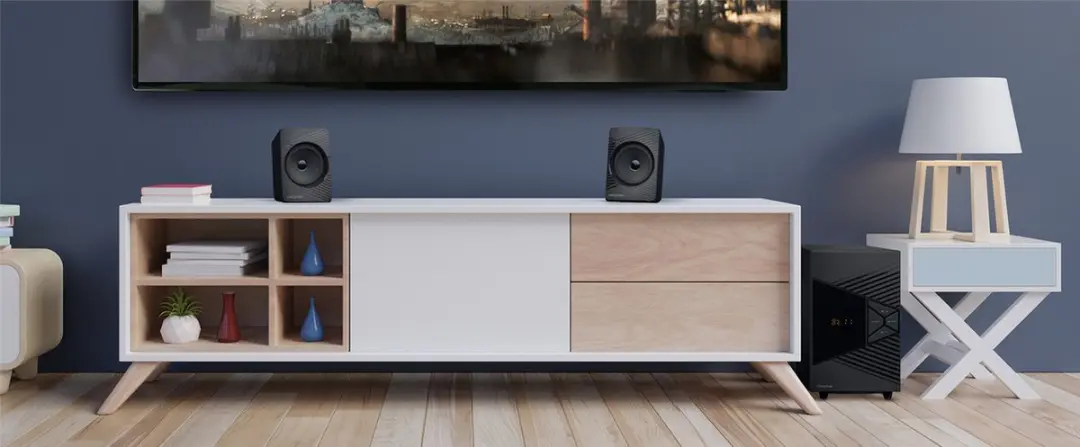 Creative SBS E2500 Draadloze Luidsprekers - Bluetooth 5.0 - Zwart - afbeelding 6 van 6