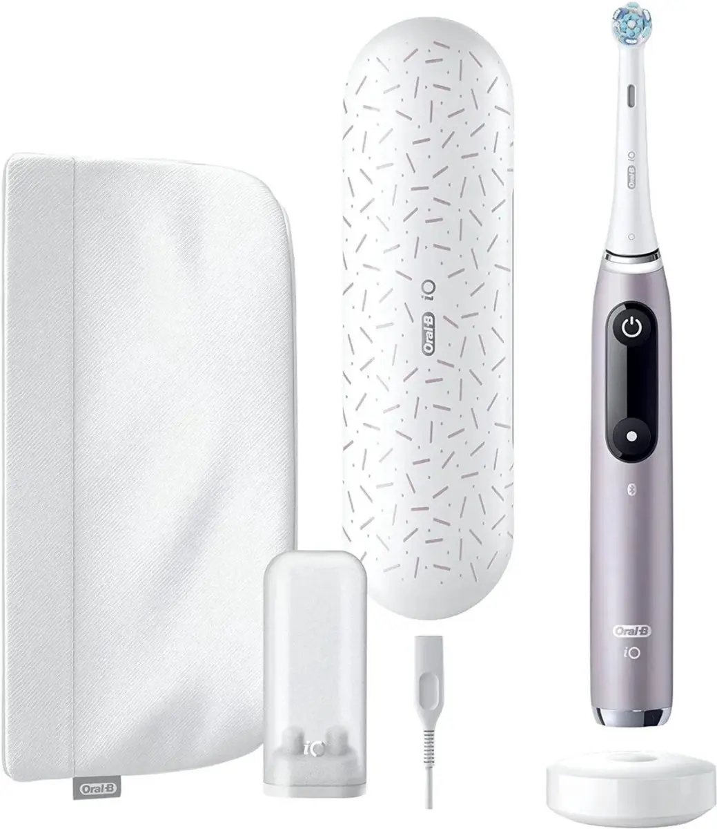 Oral-B iO 9 Rose Quartz Elektrische Tandenborstel - 7 standen - Display