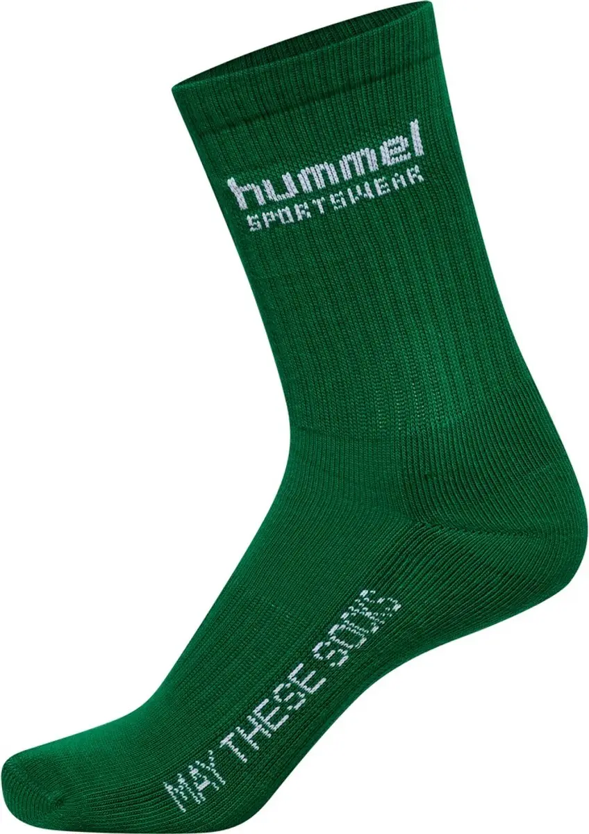 Hummel HML 3-pack Sportsokken 46-48 - Skydiver/Eden/Wit
