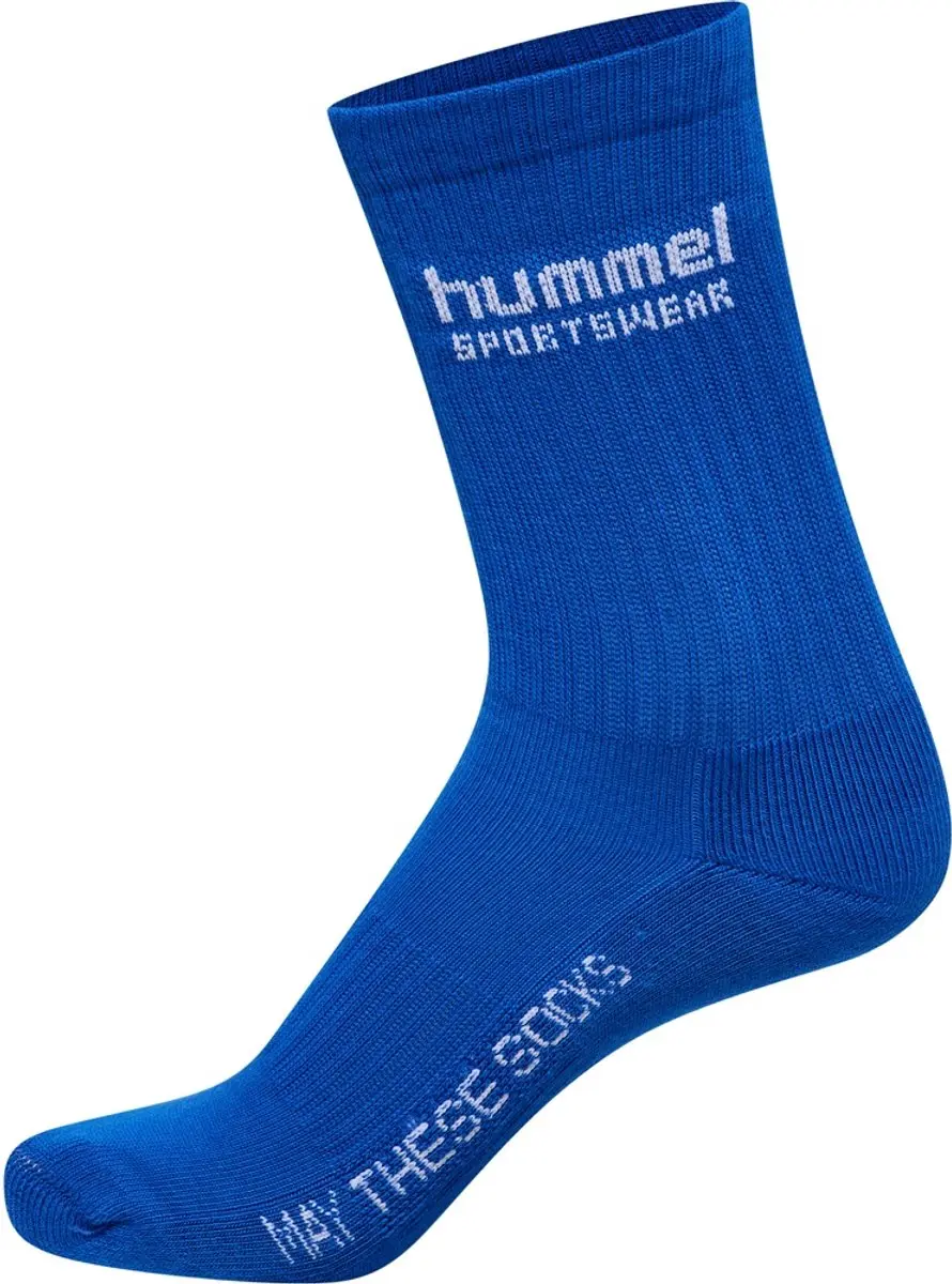 Hummel HML 3-pack Sportsokken 46-48 - Skydiver/Eden/Wit