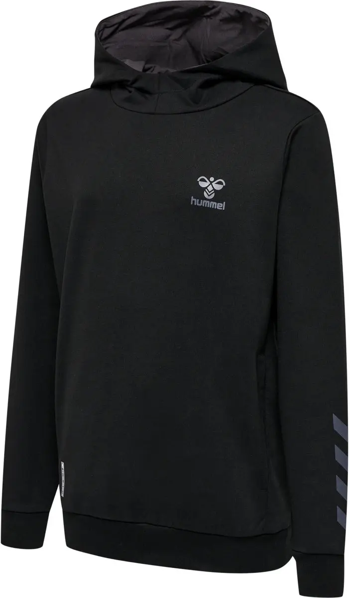 Hummel Offgrid Cotton Hoodie Kinderen 116 - Zwart/Grijs