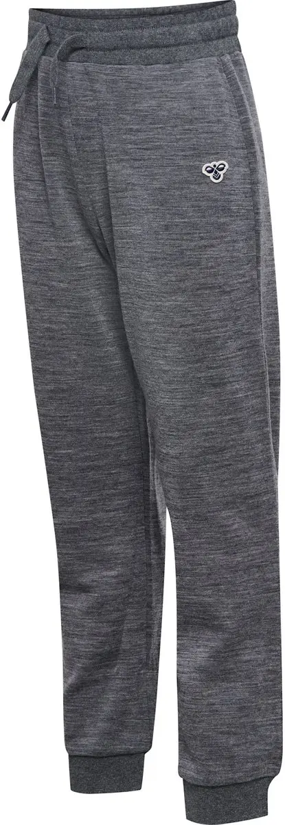 Hummel Kinderjoggingbroek HMLJR Wool Pants Bee 229416 - Dark Grey Melange