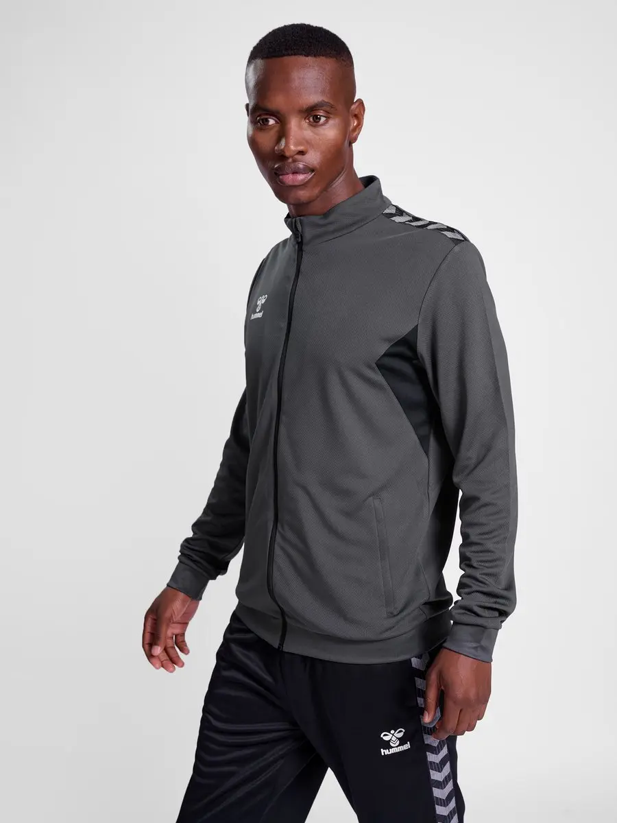 hummel HmlAuthentic PL Zip Jacket - Asphalt - XXXL