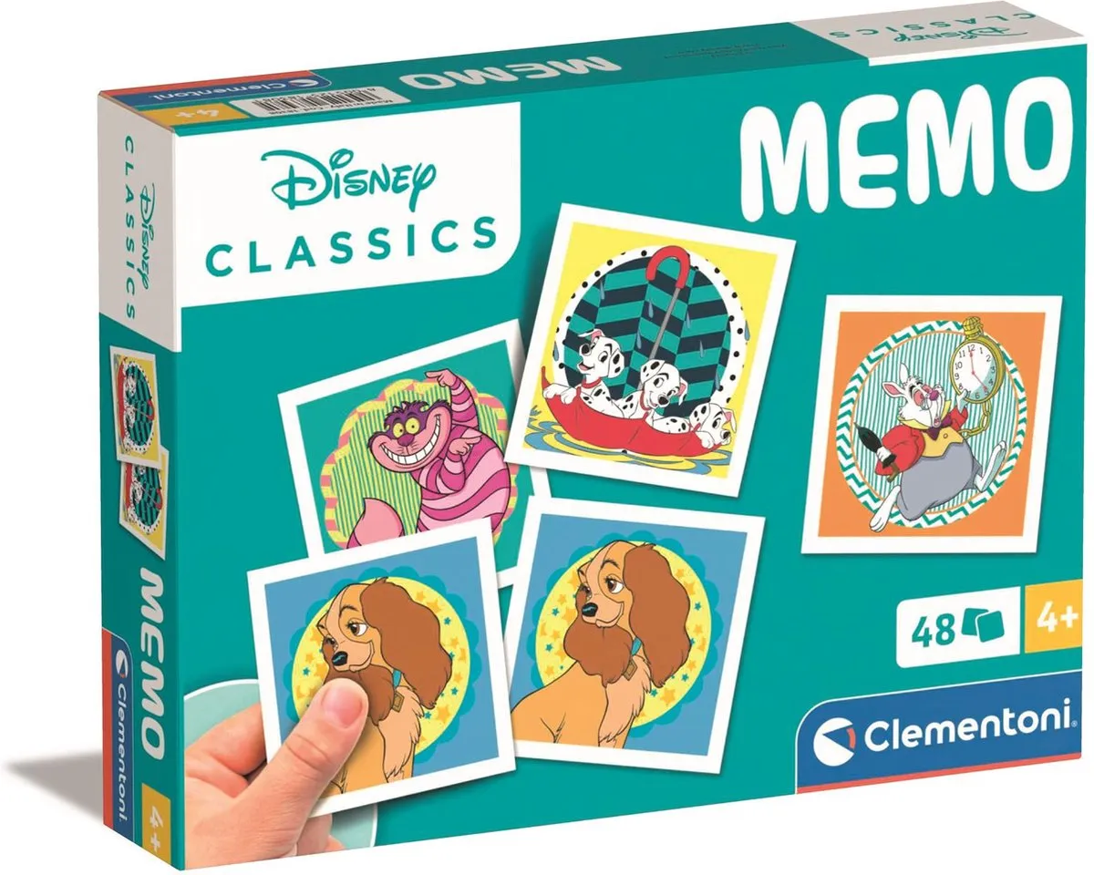 Clementoni Disney Classics Memory 48 Kaarten - 18308 - Multicolor - afbeelding 4 van 6