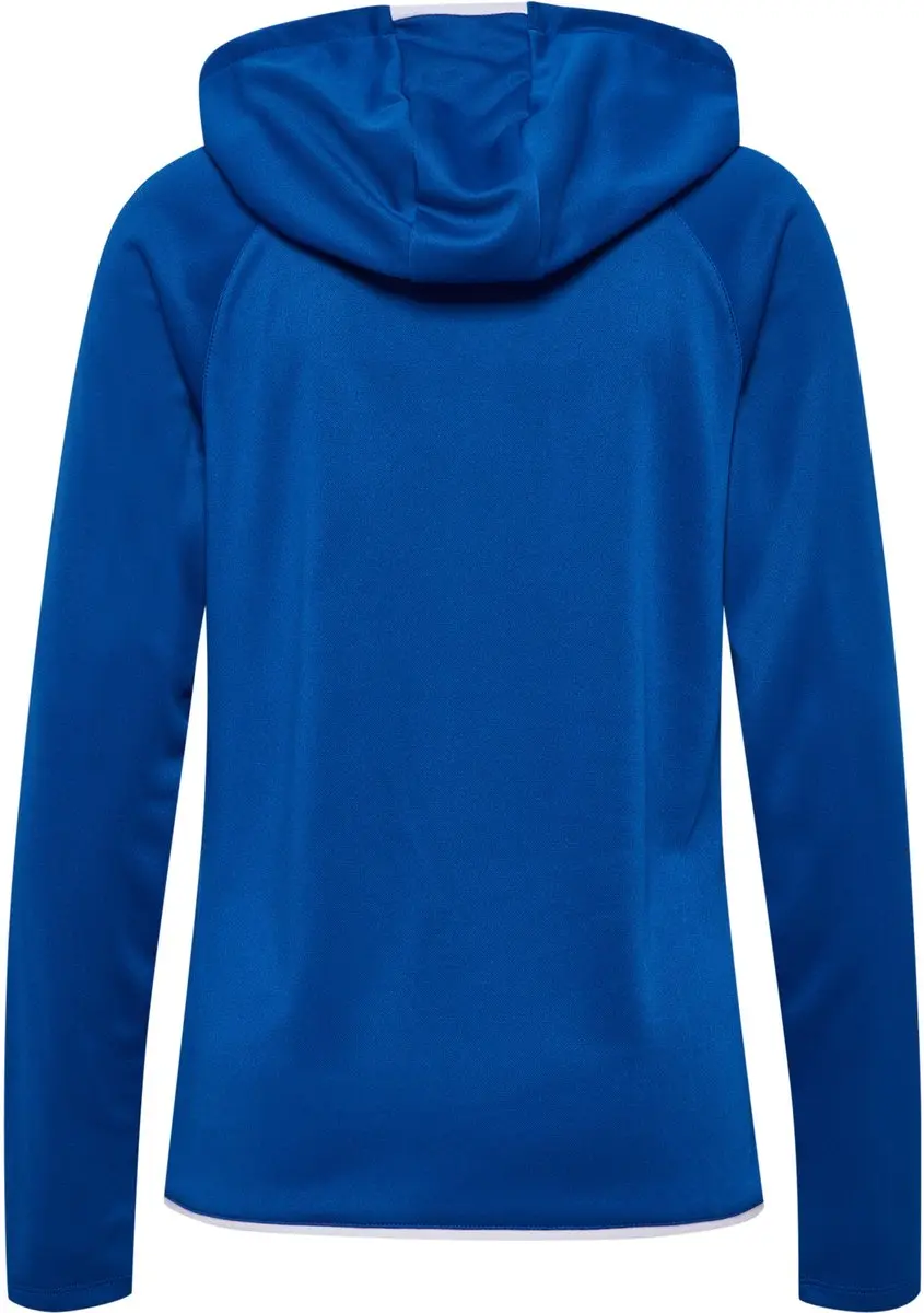 Hummel HMLCORE 2.0 Zip Hoodie Woman - XL - True Blue/Wit