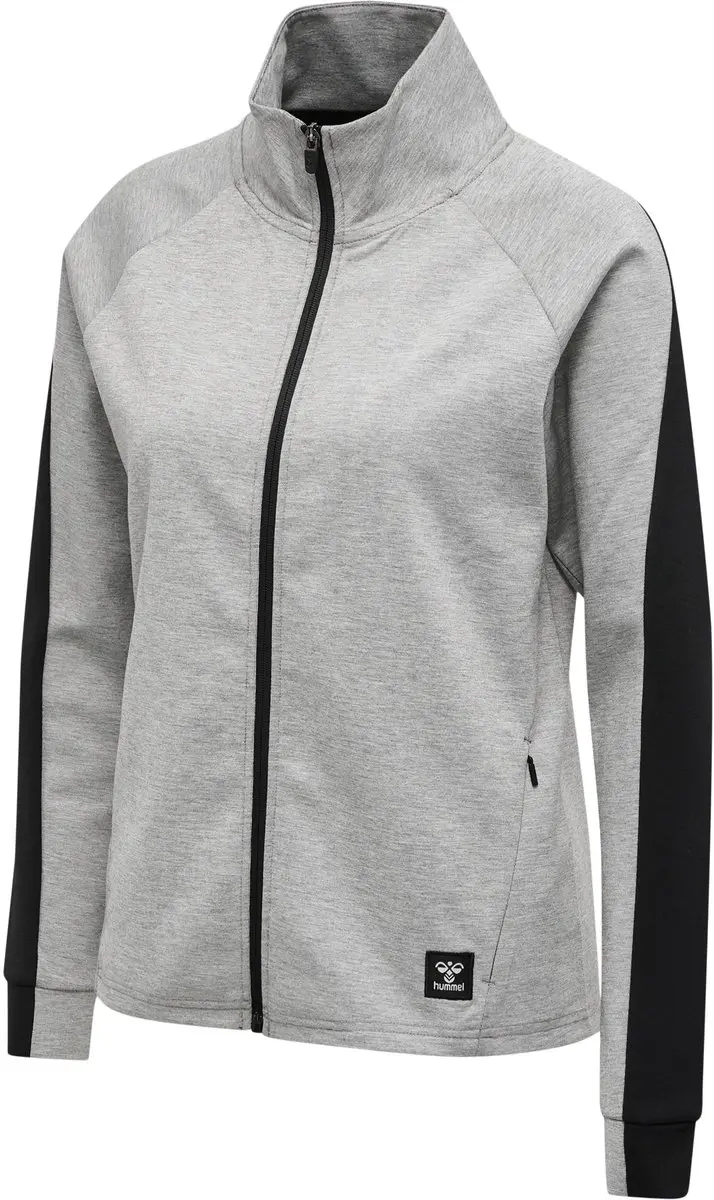 Hummel Hmlessi Zip Jacket Dames Trainingsjack - S - Grijs