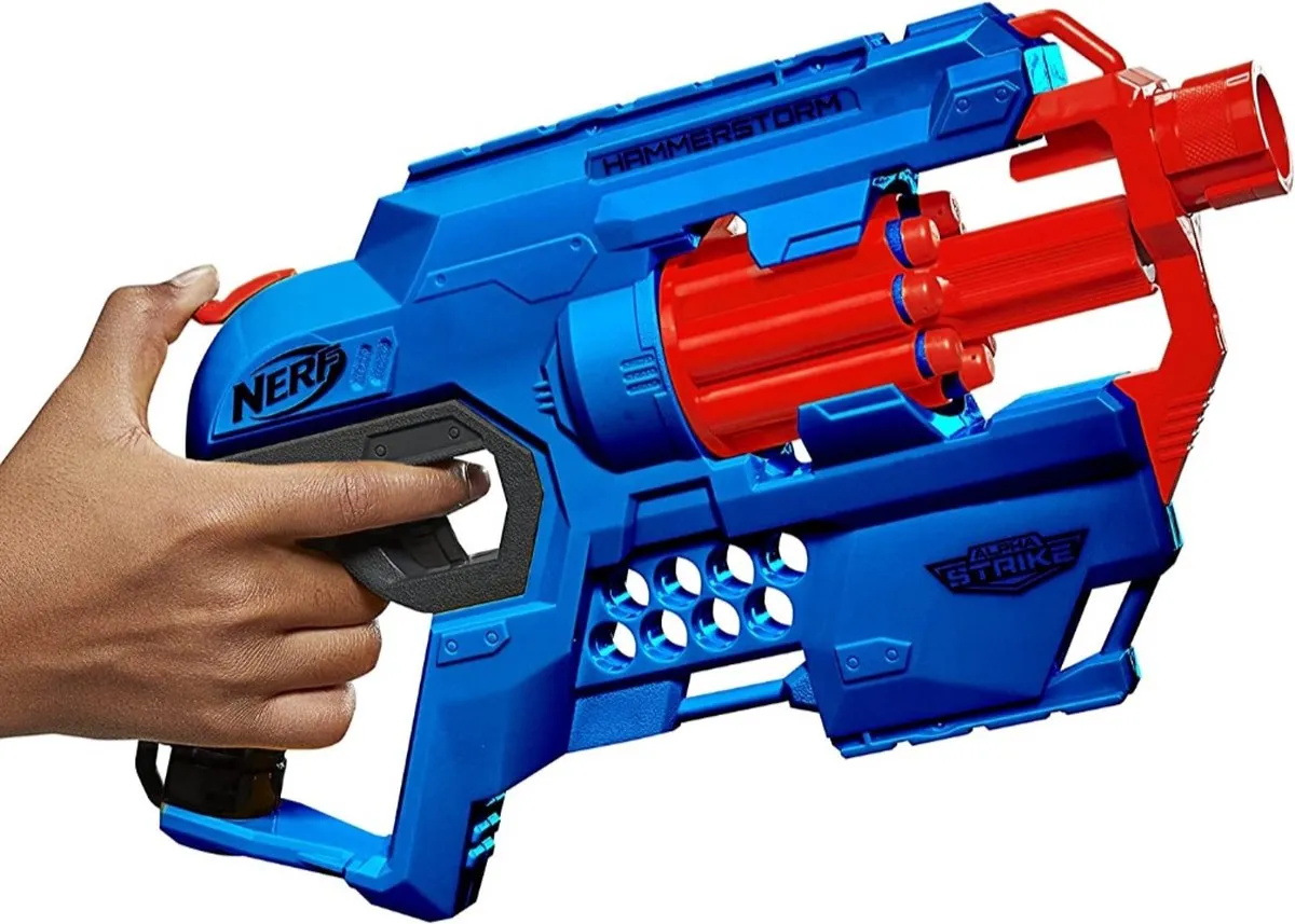 Nerf Alpha Strike Hammerstorm 8x Elite Pijltjes - Blauw - afbeelding 6 van 6