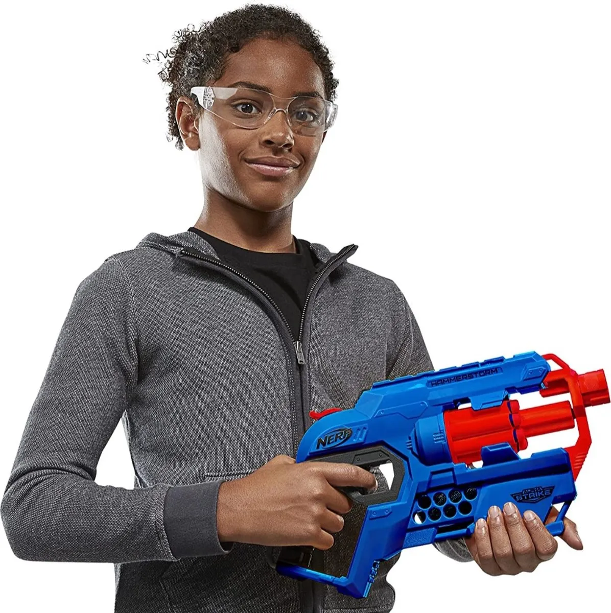 Nerf Alpha Strike Hammerstorm 8x Elite Pijltjes - Blauw