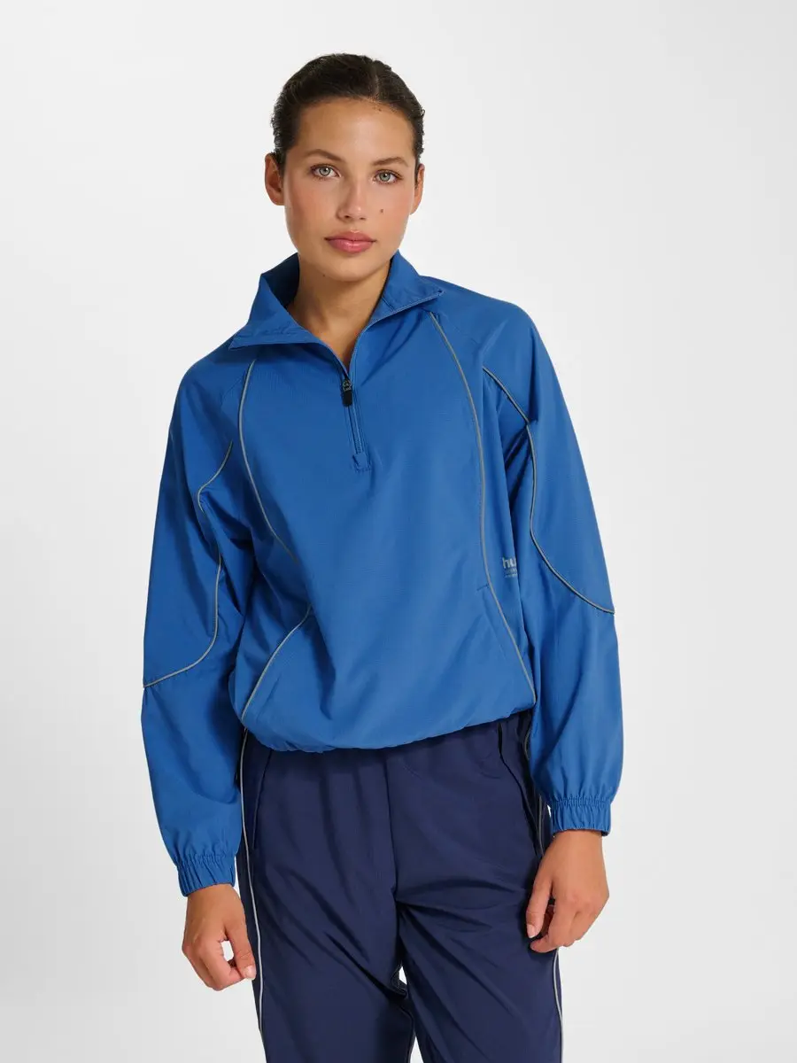 Hummel Hmlpulse Woven Half Zip Dames Shirt - XS - Riverside