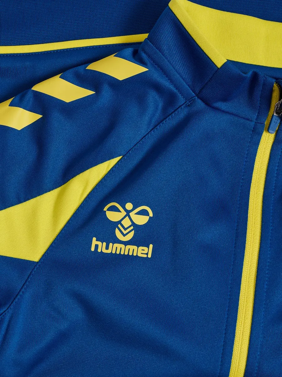 Hummel Hmlcore 2.0 Track Zip Jacket Kids 230860 - 128 True Blue/Blazing Yellow