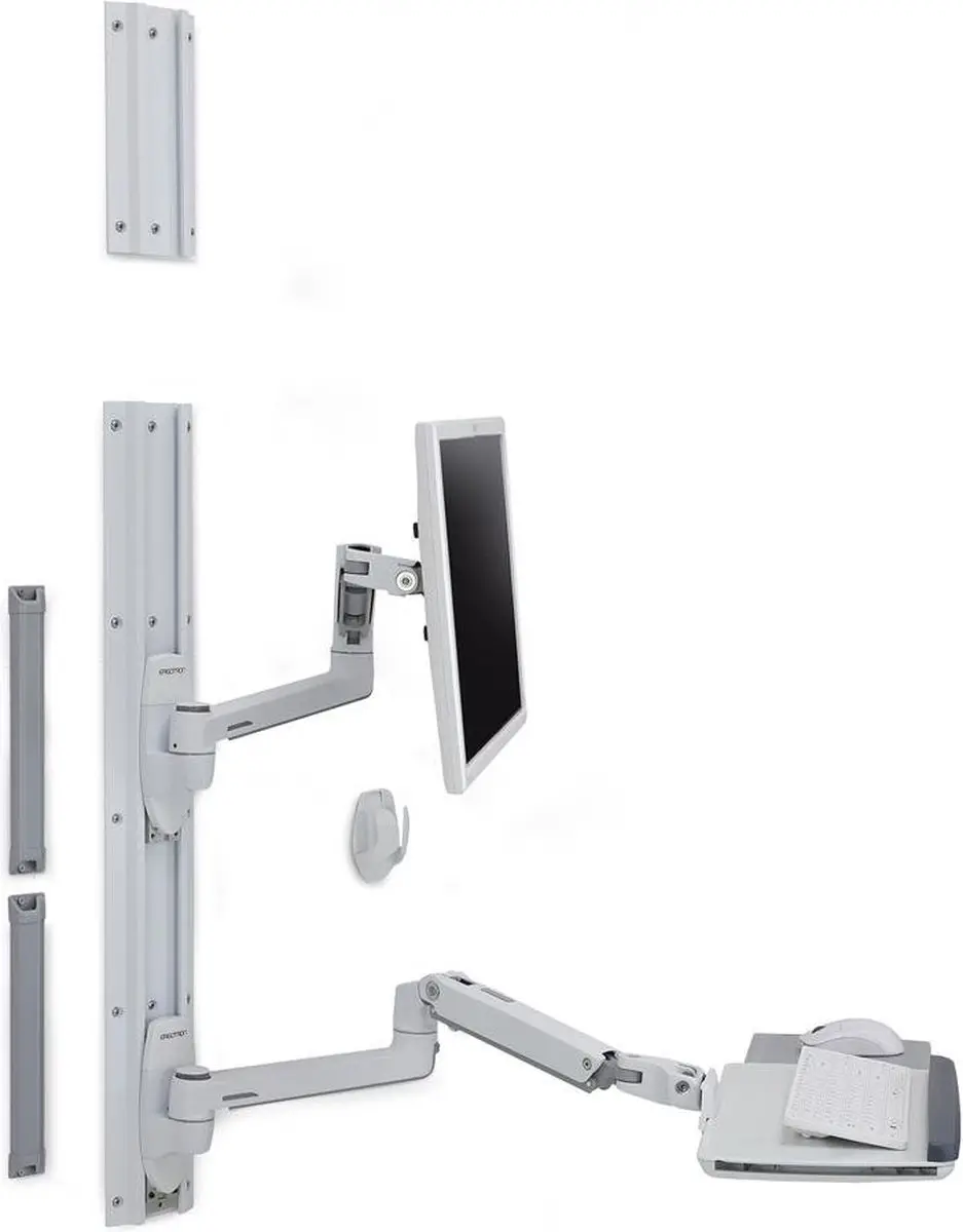 Ergotron LX Wall Mount System 32" - Wit