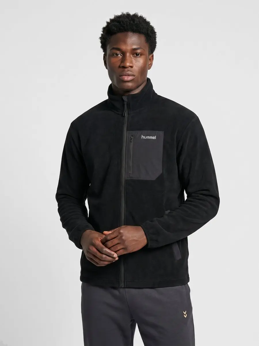 Hummel HML Polar Fleece Jacket - Zwart - Maat S