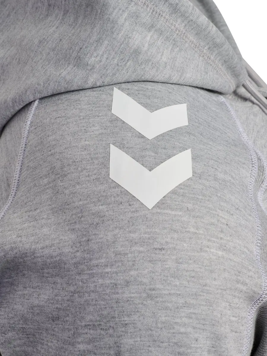 Hummel Hmlmove 2.0 Zip Hoodie 231339 - Grey Melange - L