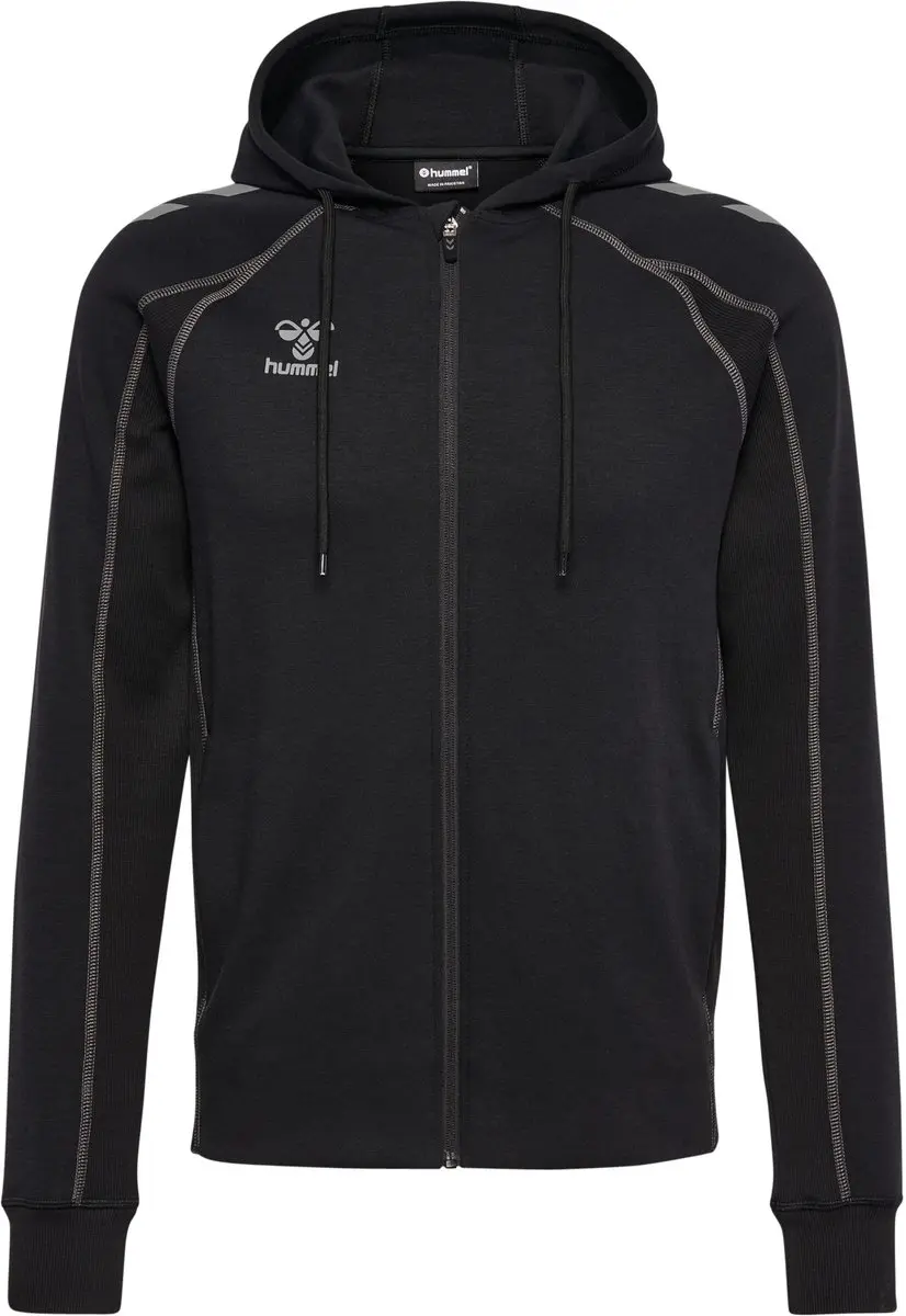 Hummel Hmlmove 2.0 Zip Hoodie 231339 - Grey Melange - L - afbeelding 6 van 6