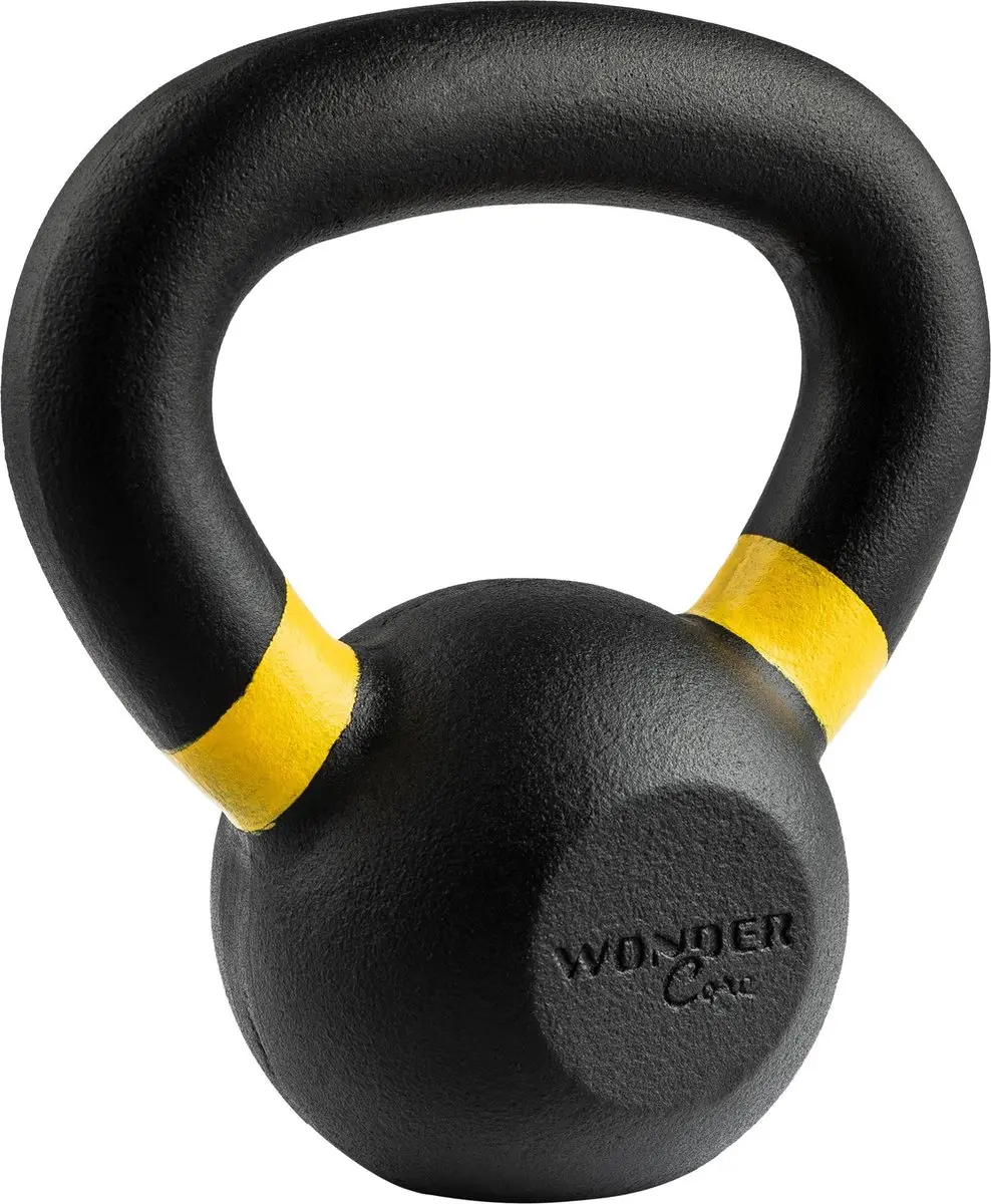 Wonder Core Power Coating Kettlebell 4kg - Zwart