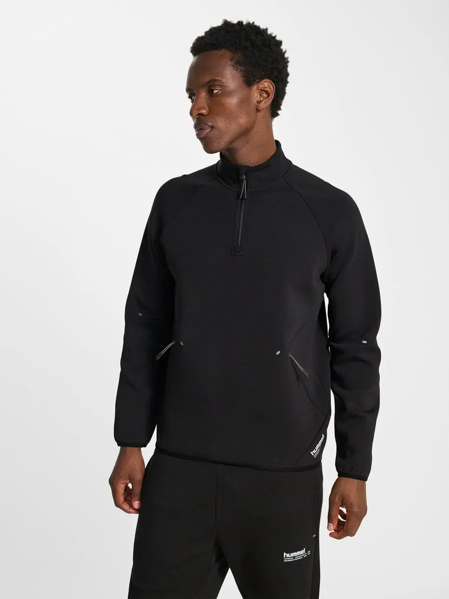 Hummel Hmltech Fleece Halfzip Trainingspak M - Zwart