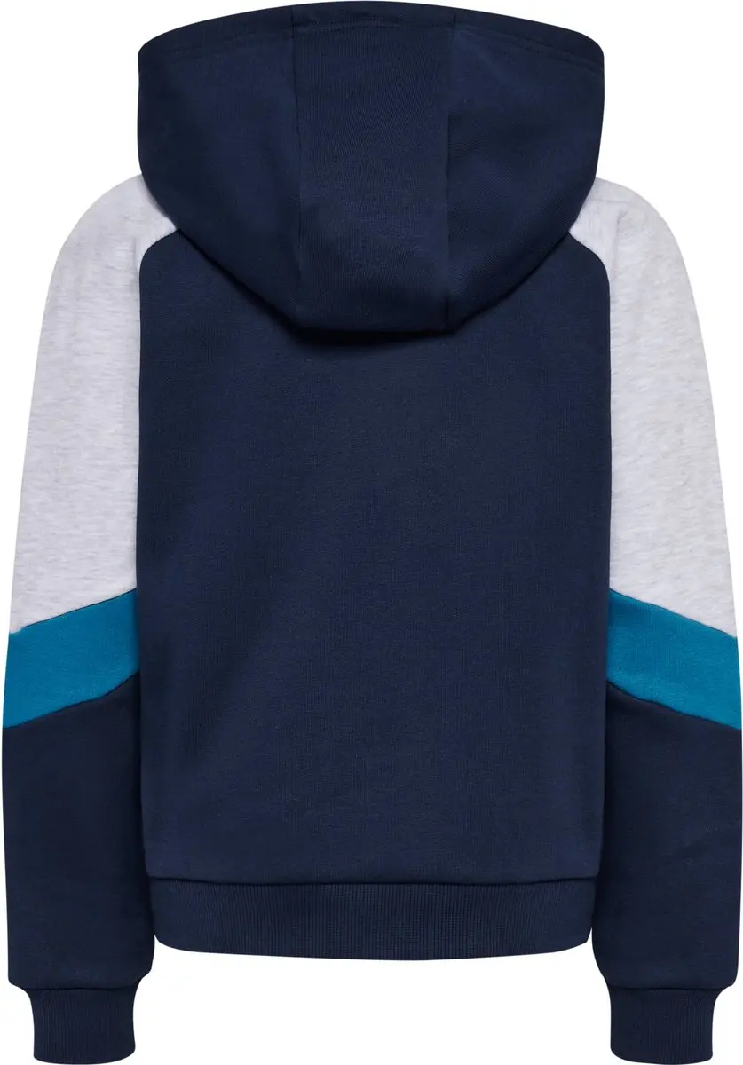 Hummel Hmljr Loose Blocked Zip Hoodie 229750 - 104 Dress Blues