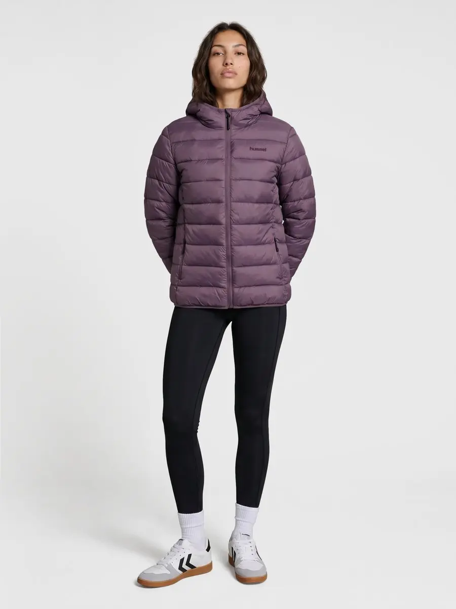 Hummel Hmllightweight W Puffer Jacket 234508 - XS - Black Plum - afbeelding 6 van 6