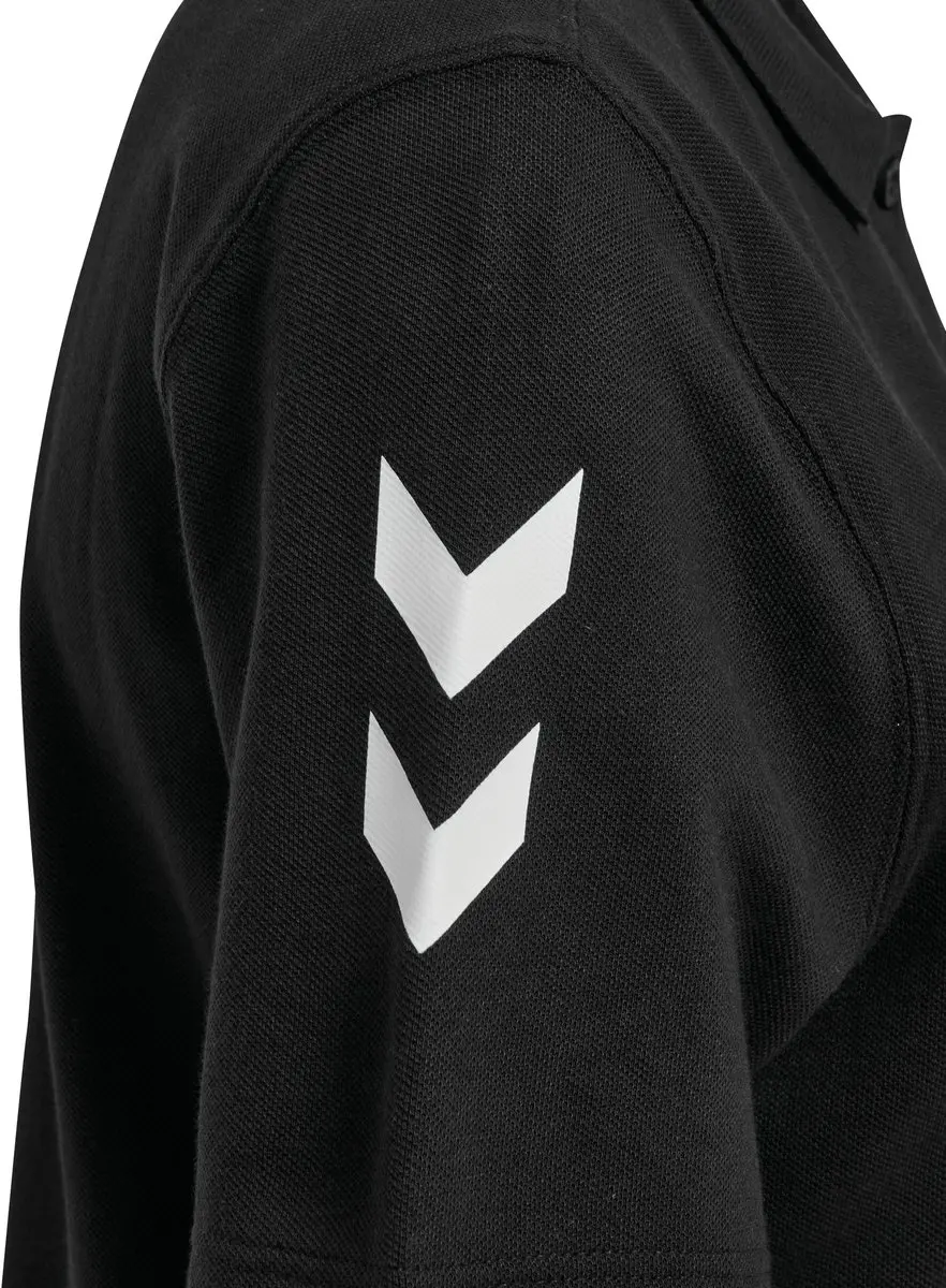 Hummel HMLGO 2.0 Chevron Polo Woman - XL - Zwart