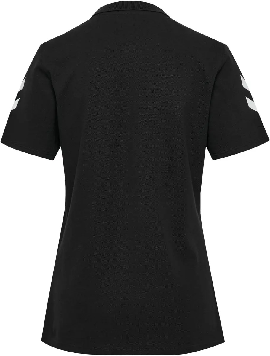 Hummel HMLGO 2.0 Chevron Polo Woman - XL - Zwart