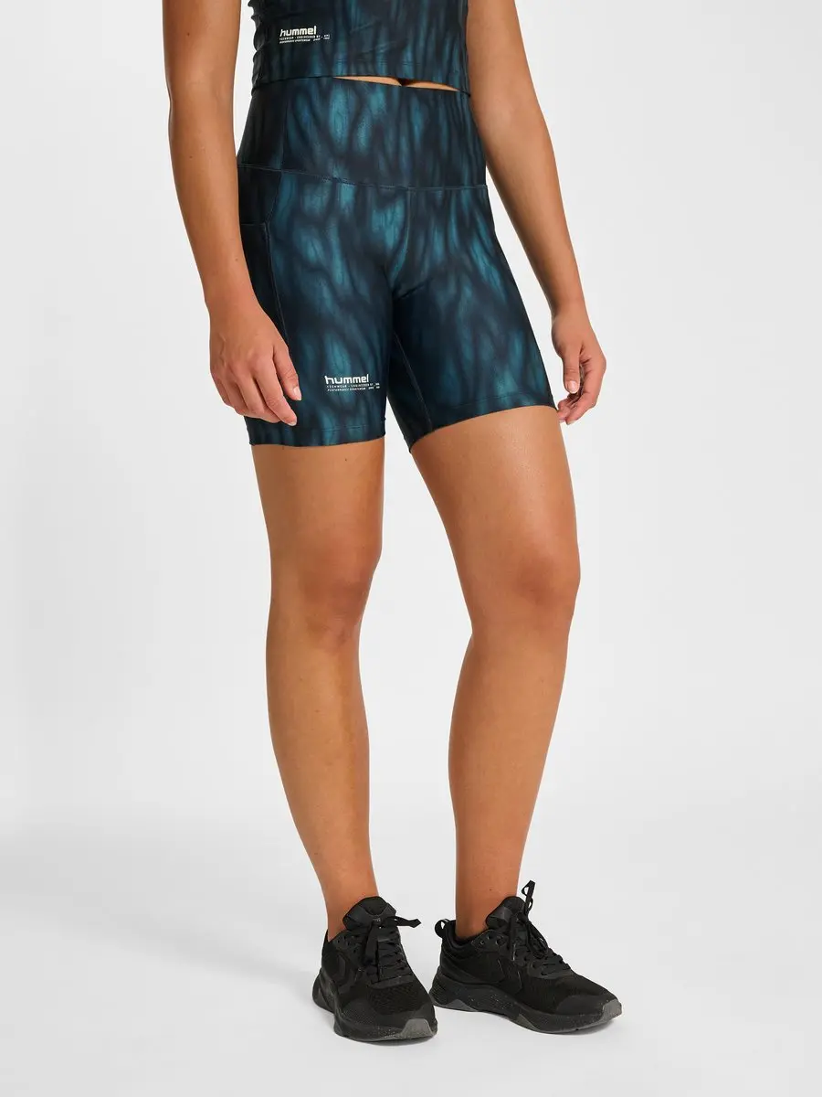 Hummel HMLHIIT AOP Intensity Short Tights - XL - Stargazer