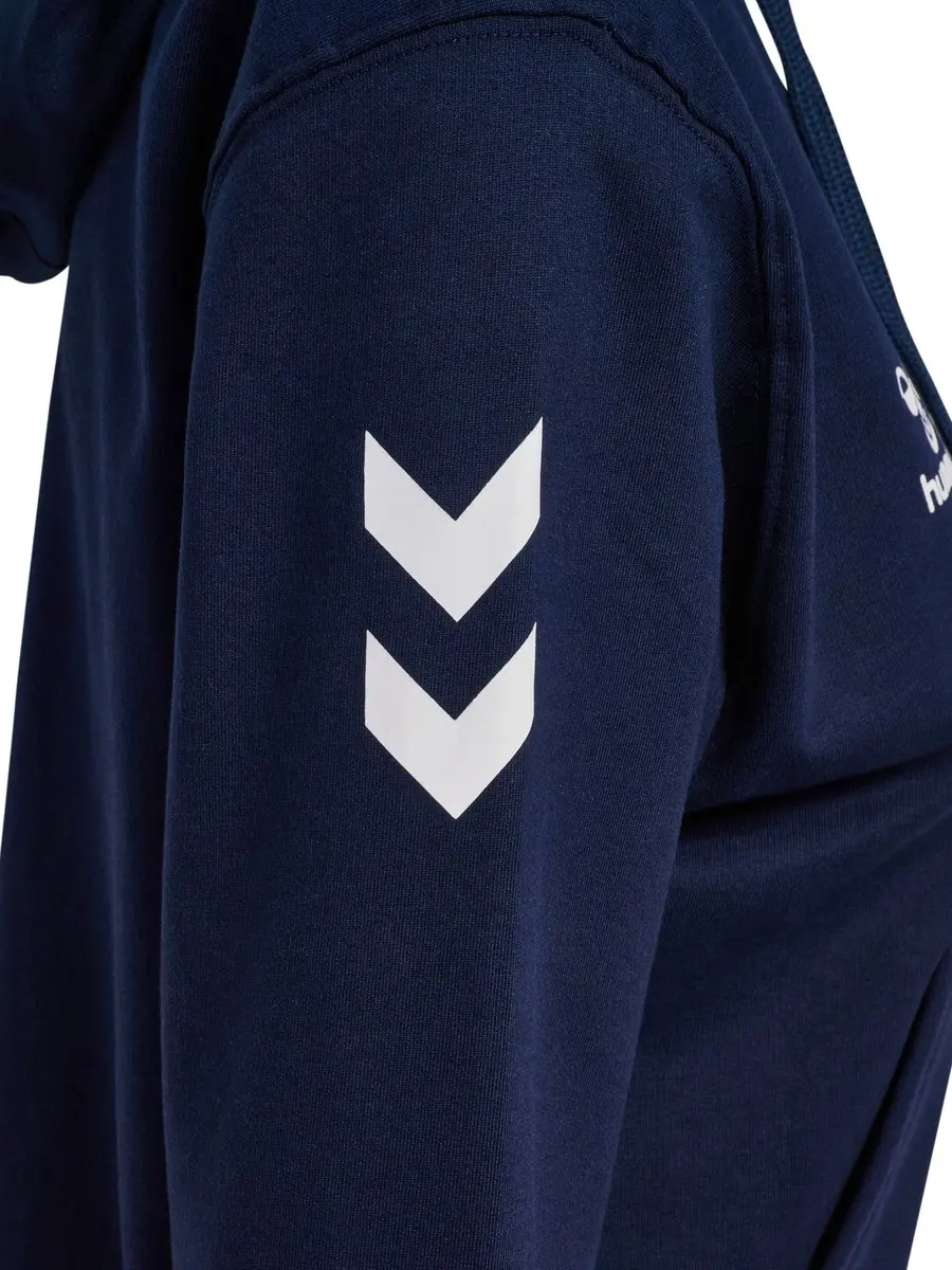 Hummel HMLGO 2.0 Chevron Zip Hoodie - Marine - XXL