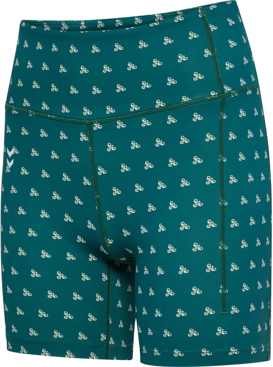 Hummel HMLHIIT AOP Impact Short Tights 232372 - S - Balsam