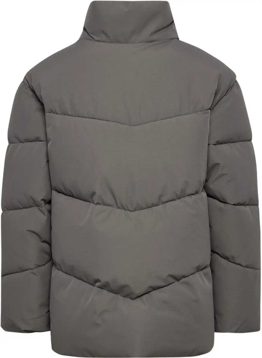 Hummel HMLJR Puffer Jacket - Donkergrijs - Maat 104