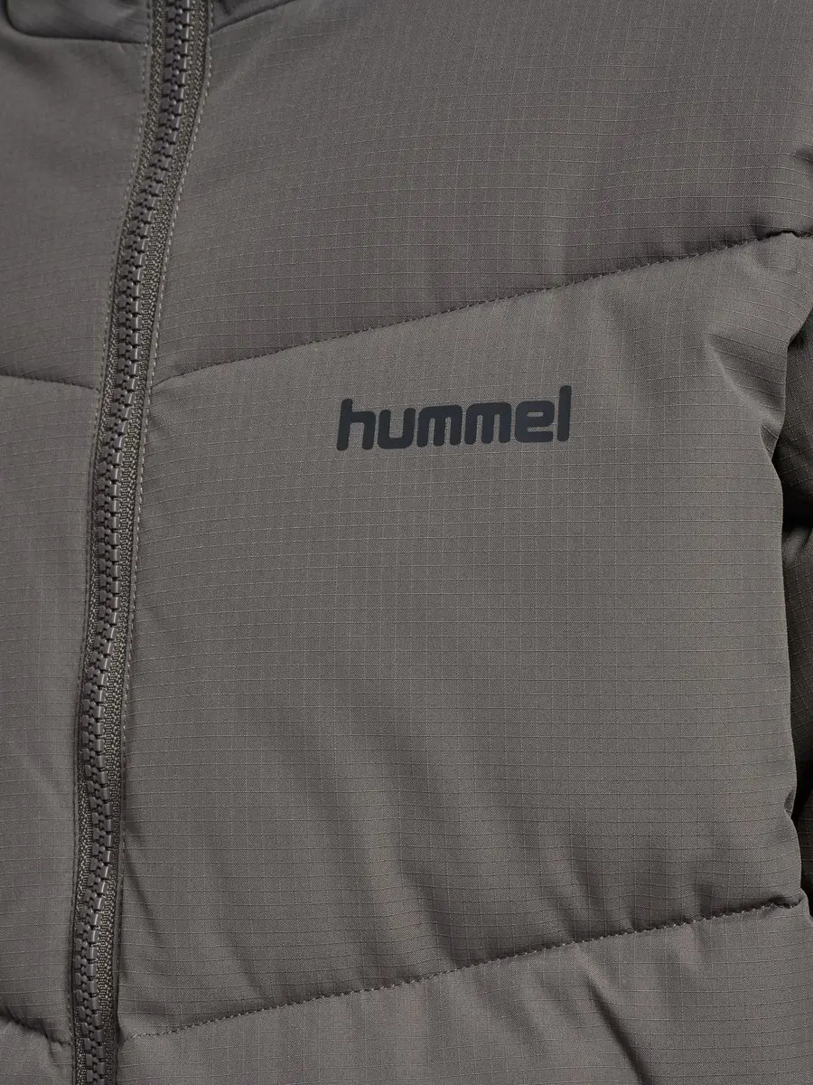 Hummel HMLJR Puffer Jacket - Donkergrijs - Maat 104