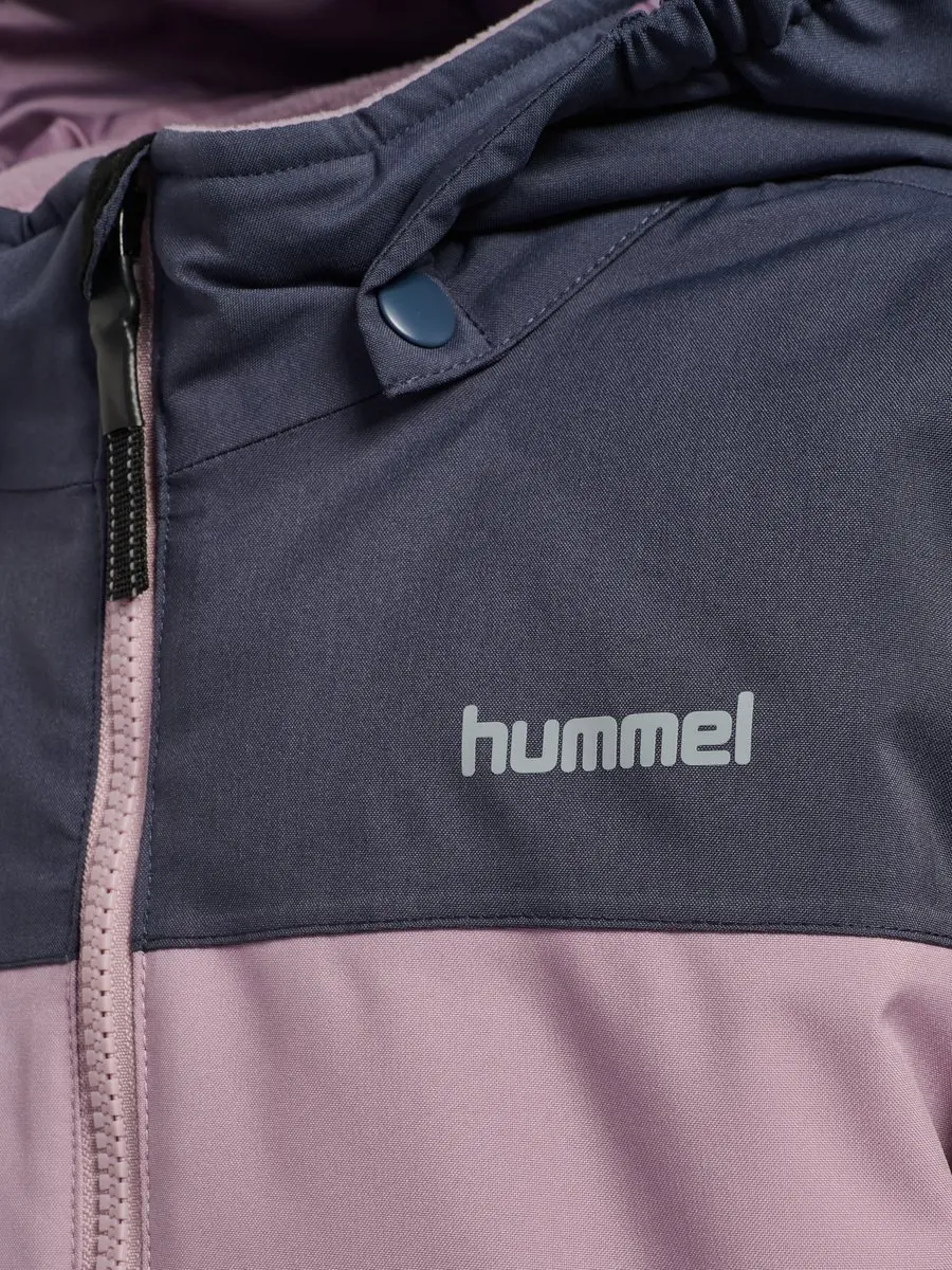 Hummel HMLJR Block Jacket WP - 128 - Sea Fog