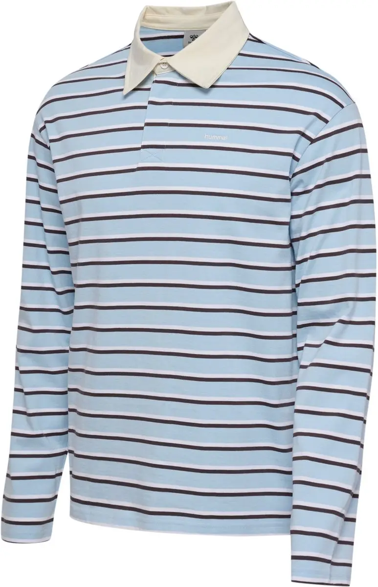 Hummel HMLI-D Polo L/S - XS - Floaty Blue