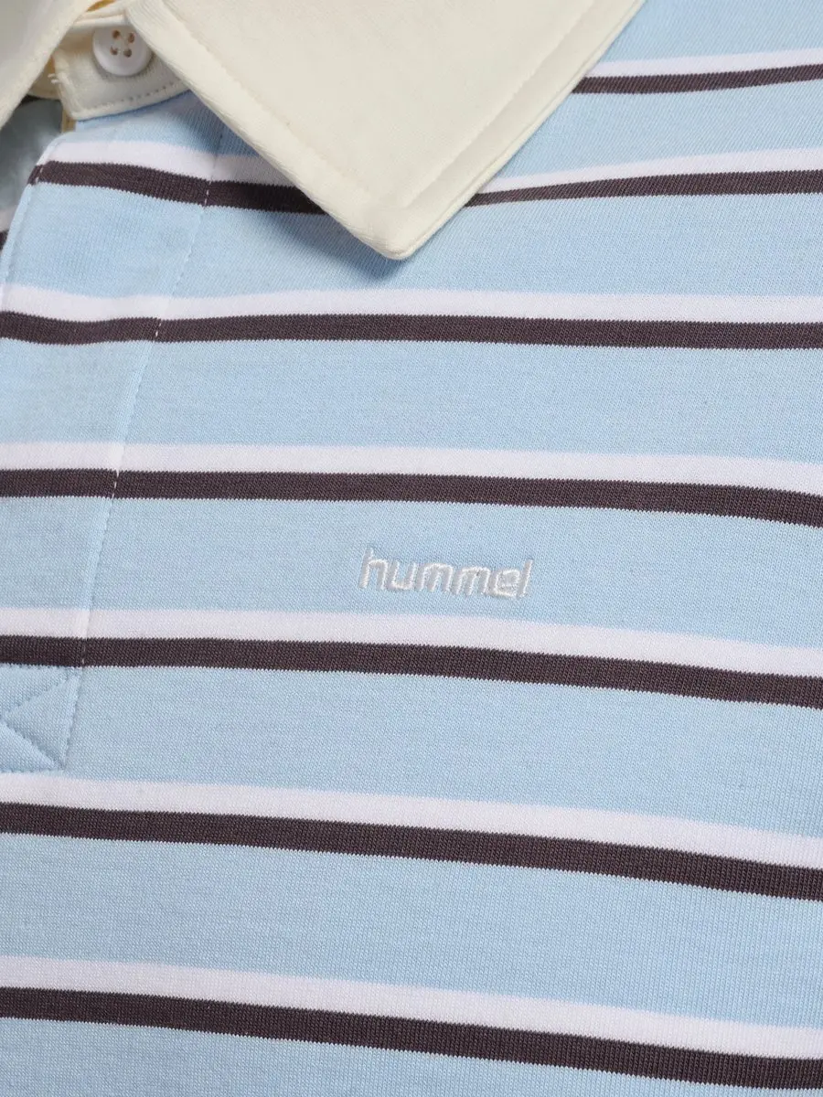 Hummel HMLI-D Polo L/S - XS - Floaty Blue
