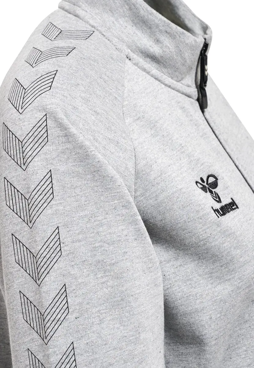 Hummel Move Grid Cotton Dames Trainingsjack - S - Grijs