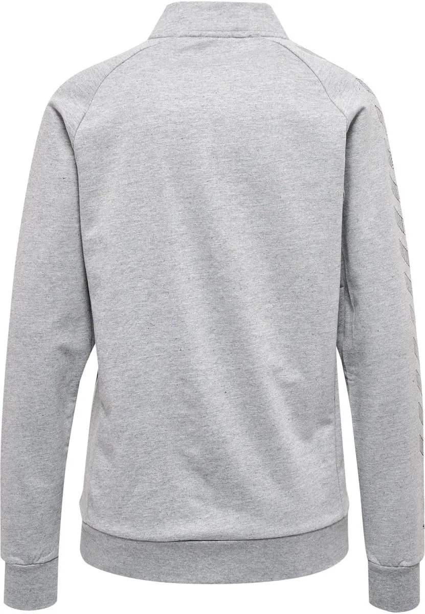 Hummel Move Grid Cotton Dames Trainingsjack - S - Grijs