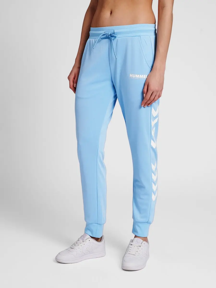 Hummel Dames Joggingbroek Hmllegacy 212698 - S - Blauw