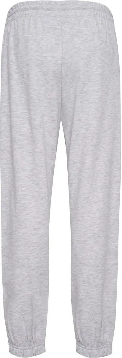 Hummel Kinderjoggingbroek HMLJR Loose Piping 229753 - Light Grey Melange/Black