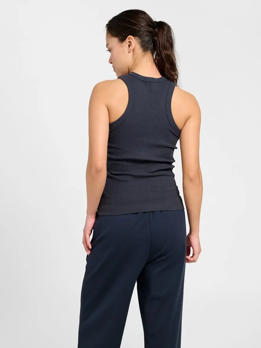 Hummel HML Foundation Rib Tank Top - XL - Ebony - afbeelding 6 van 6