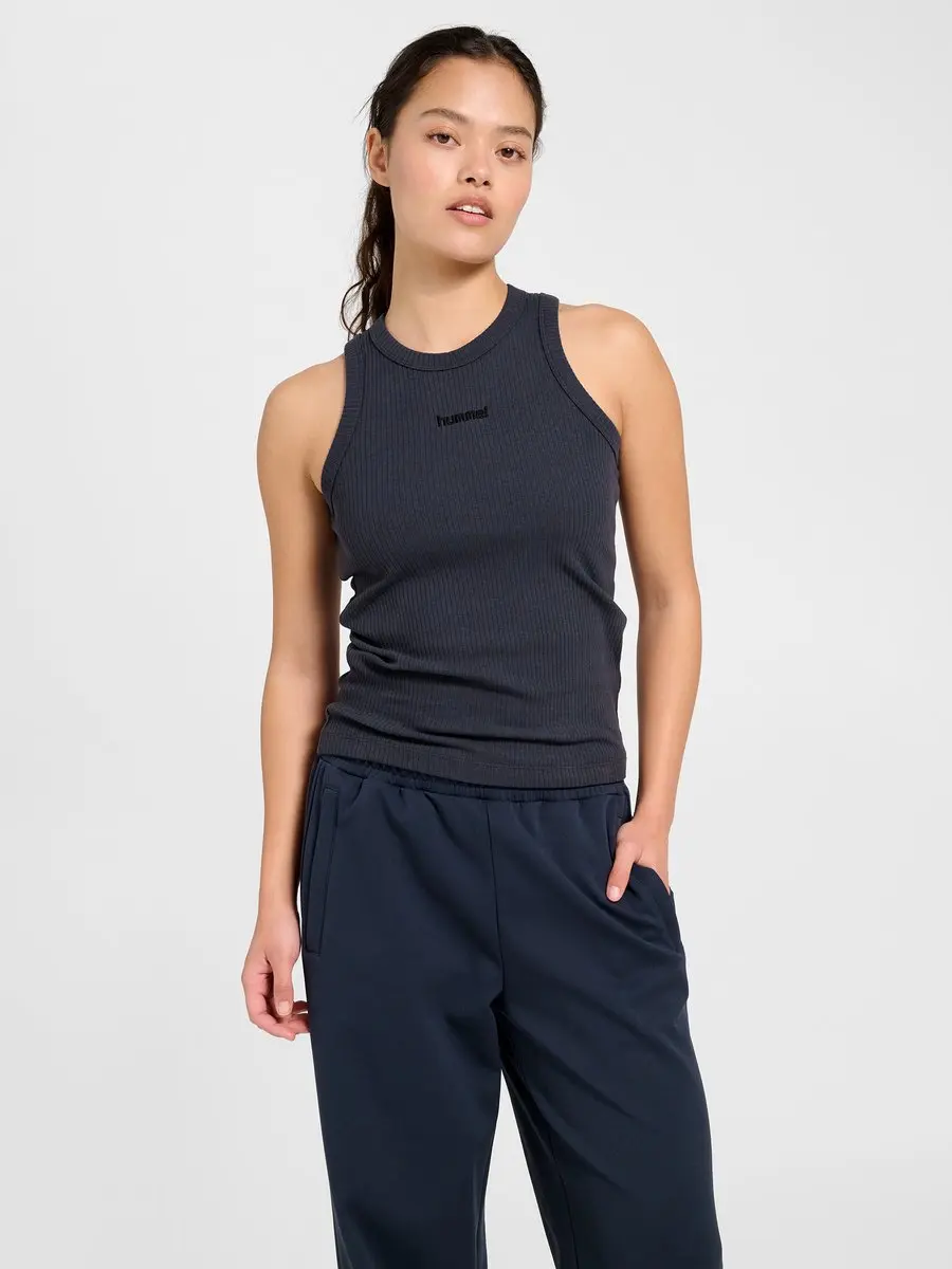 Hummel HML Foundation Rib Tank Top - XL - Ebony