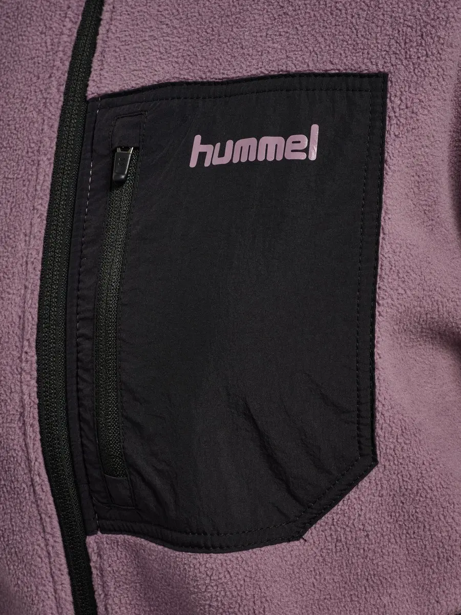 Hummel HML Polar Fleece Vrouwenjack - M - Black Plum