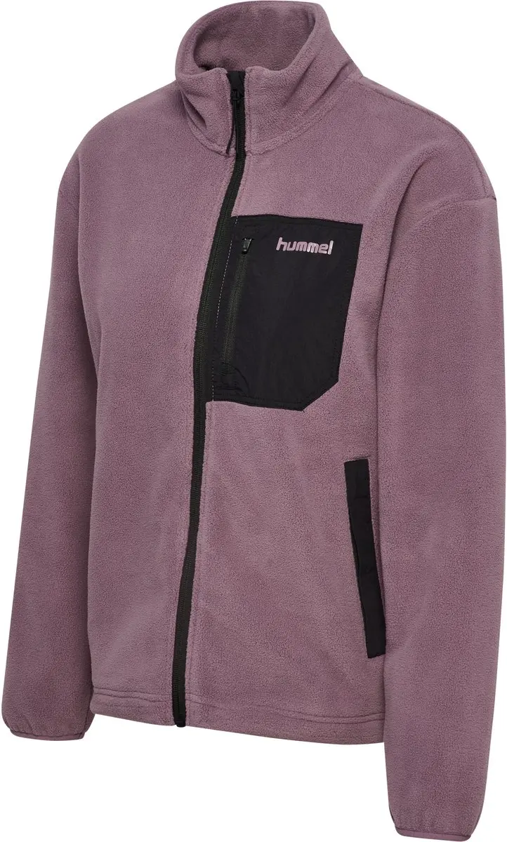 Hummel HML Polar Fleece Vrouwenjack - M - Black Plum